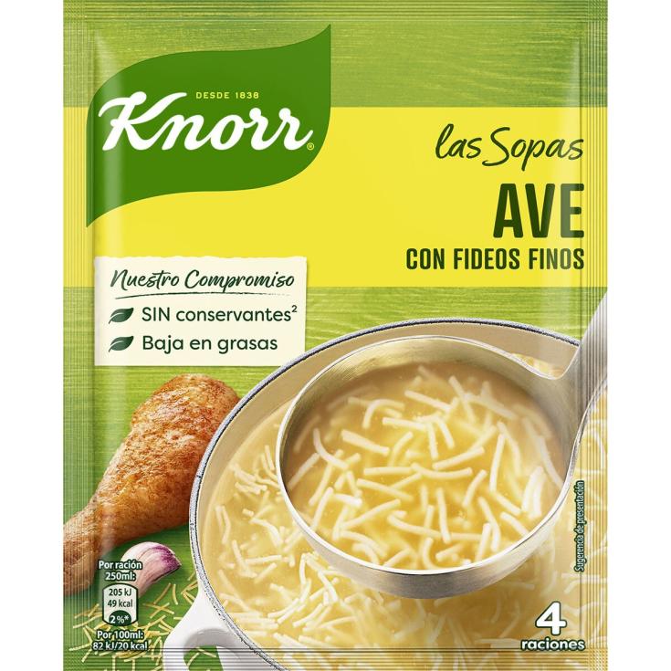 Sopa Aves con Fideos 61g