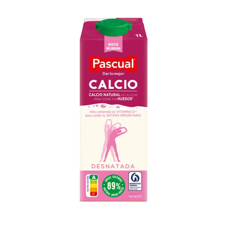 Leche Desnatada Calcio - Pascual - 1l