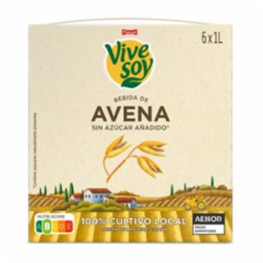 Bebida de Avena - Vivesoy - 6x1l