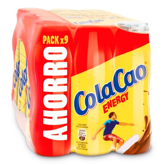 Leche Enriquecida en Cacao Energy 9x188ml