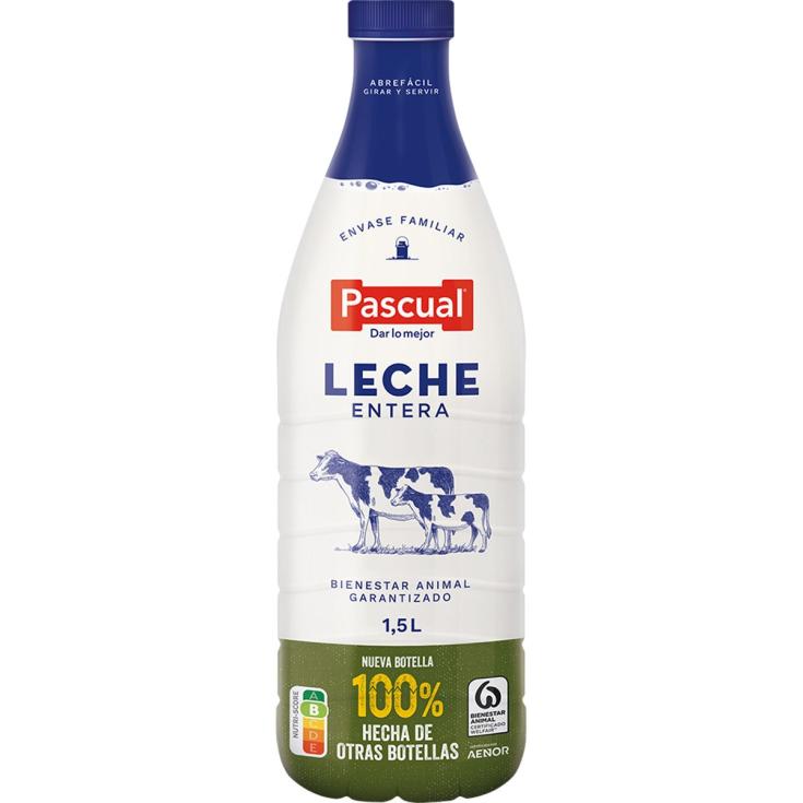 Leche entera (Botella) - Pascual - 1,5l