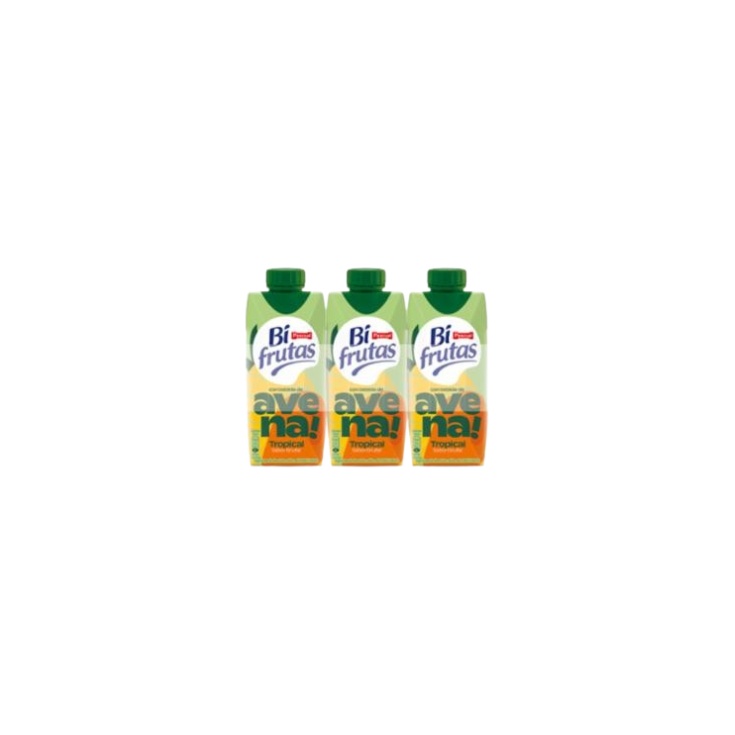 BIFRUTAS bebida de AVENA TROPICAL sabor brutal 330ml - 3ud