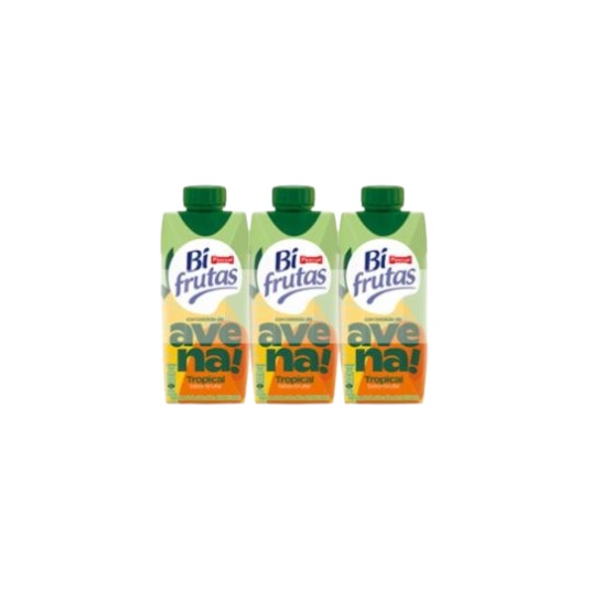 BIFRUTAS bebida de AVENA TROPICAL sabor brutal 330ml - 3ud