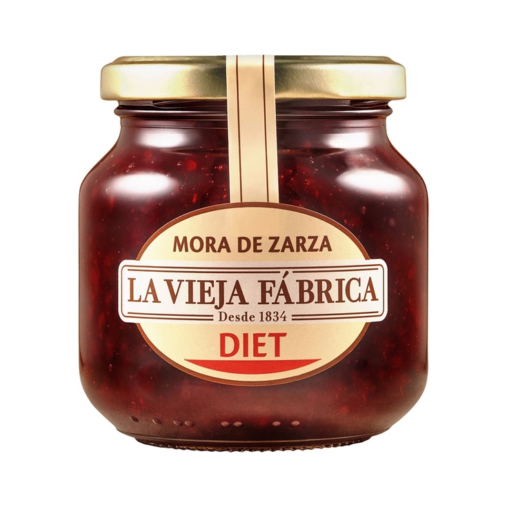Diet mermelada de mora de zarza
