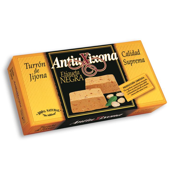 Turrón de Jijona Etiqueta negra - Antiu Xixona - 200g