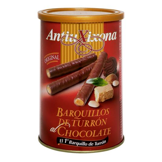 Barquillo relleno de turrón al chocolate Antiu Xixona - 200g
