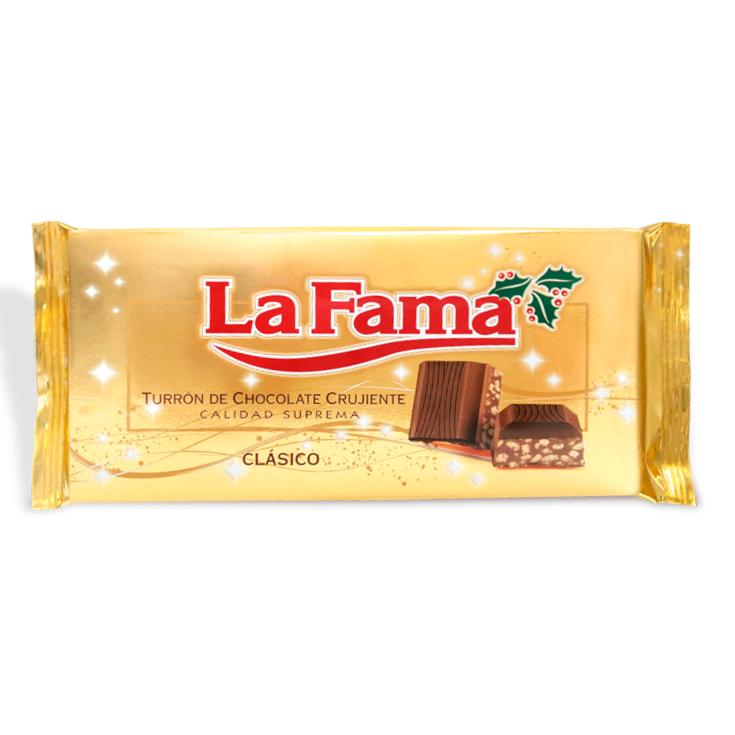 Turrón de chocolate crujiente - La Fama - 200g