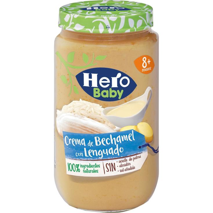 Potito crema bechamel lenguado Baby Natur 235g