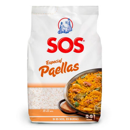 Arroz especial paellas - Sos - 1kg