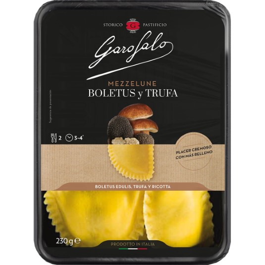 Pasta rellena de boletus y trufa - 230g