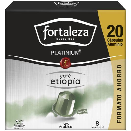 Café cápsulas Etiopía Fortaleza - 20 uds