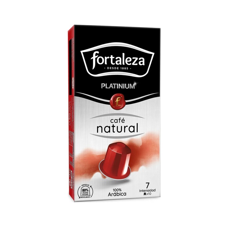 Café Natural Platinium intensidad 7 - 10 cápsulas