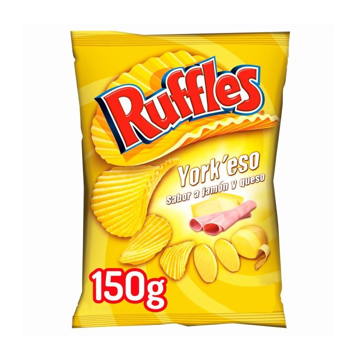 Patatas fritas sabor jamón y queso York'eso - Ruffles - 150g