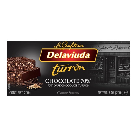 Turrón Chocolate Negro 70% 200g