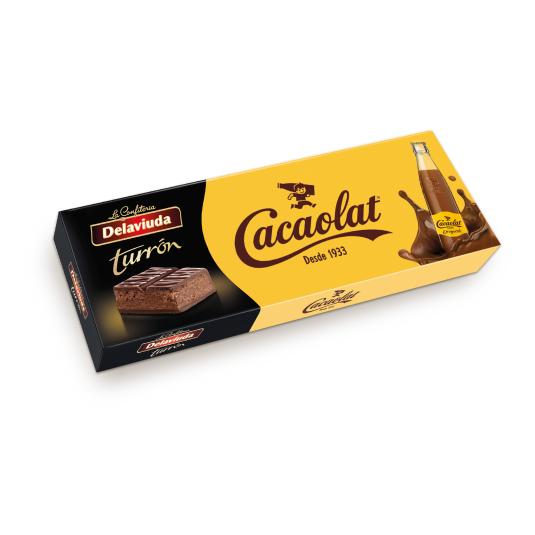 Turrón praliné cacaolat Delaviuda - 140g