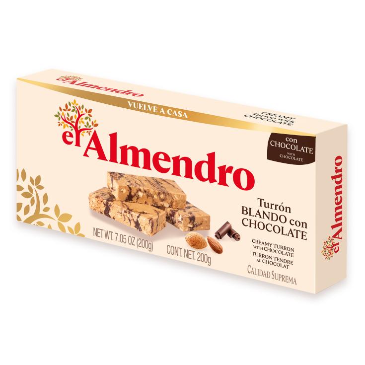 Turrón Blando con Chocolate - El Almendro - 200g