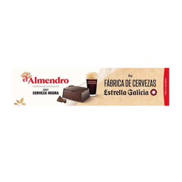 Turrón de chocolate con cerveza negra de Estrella Galicia