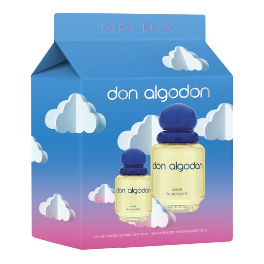 Estuche Don Algodón Colonia Spray 100ml + Colonia 30ml