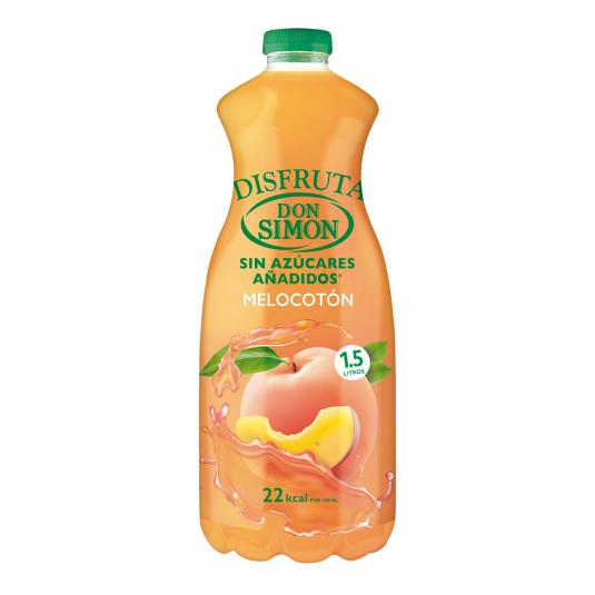 Zumo de melocotón sin azúcar añadido - Don Simon - 1,5l