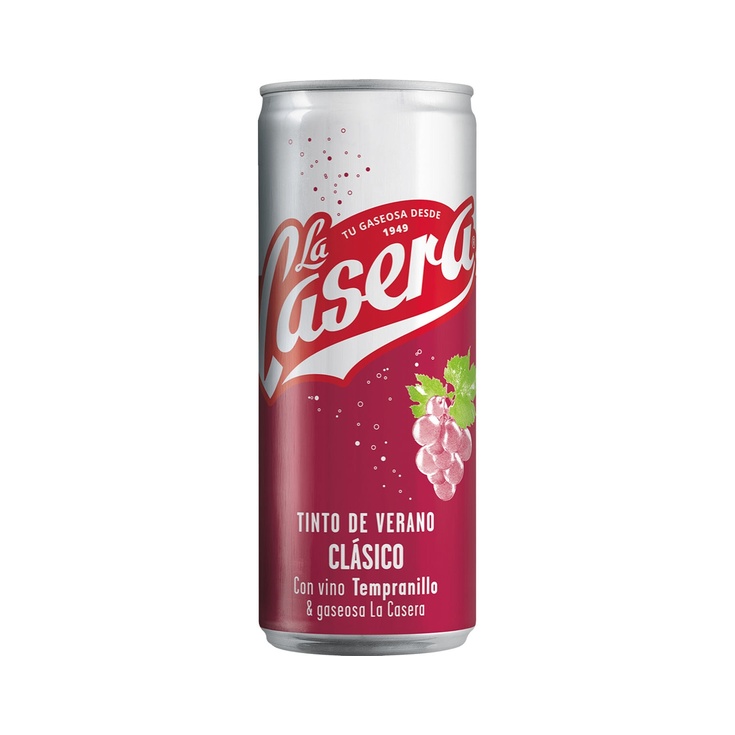 Tinto de verano clásico con gaseosa La Casera 