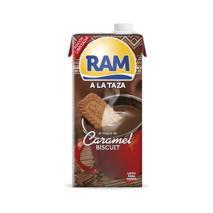 Chocolate a la taza caramelo líquido