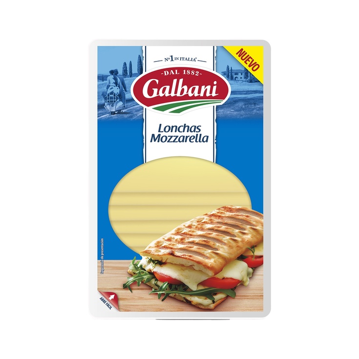 QUESO MOZARELLA EN LONCHAS