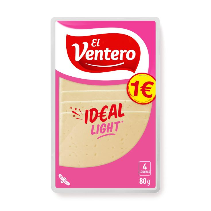 Queso Lonchas Light 80g
