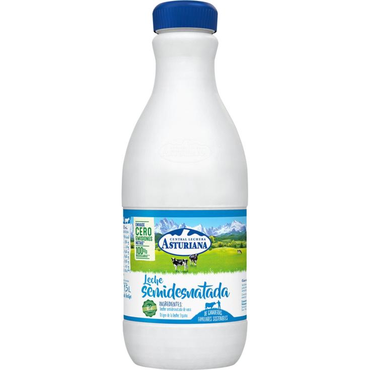 Leche Semidesnatada - Asturiana - 1,5l