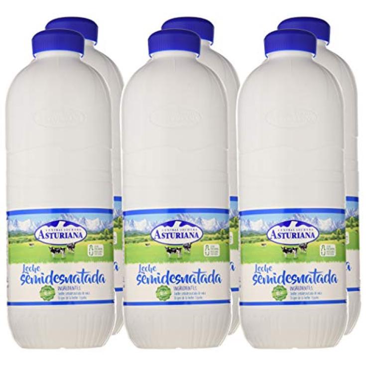 Leche semidesnatada (Botella) 6x2,2l Leche semidesnatada (Botella) 6x2,2l