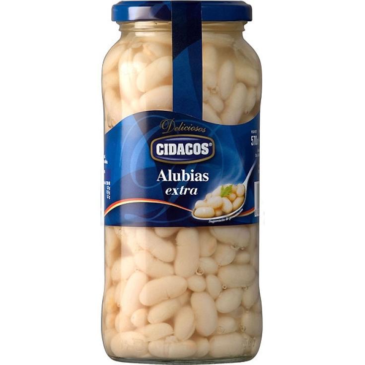 Alubias blancas cocidas 570g