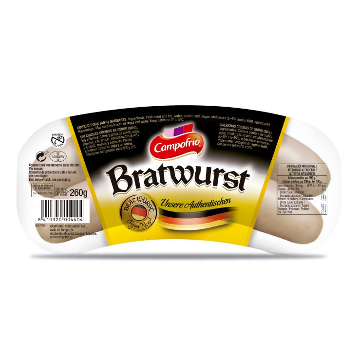 Salchicha Bratwurst 260g