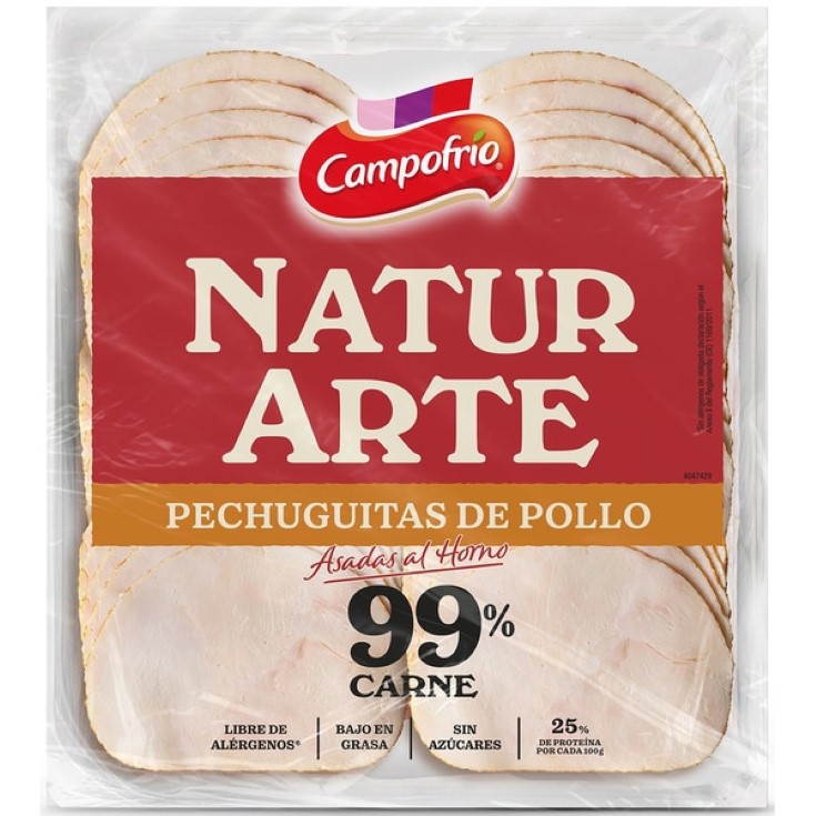 Pechugitas de pollo asado Naturarte - 90g