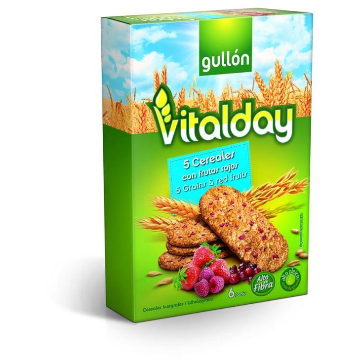 Galletas Vitalday Cereal&F.Rojo 240g