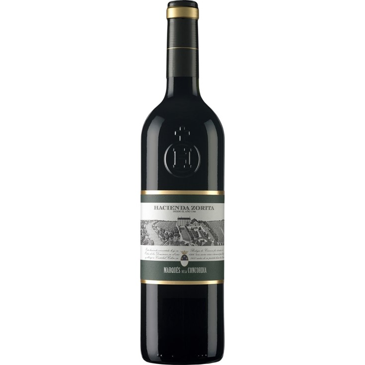 Vino tinto tempranillo Hacienda Zorita - 75cl Vino tinto tempranillo Hacienda Zorita - 75cl