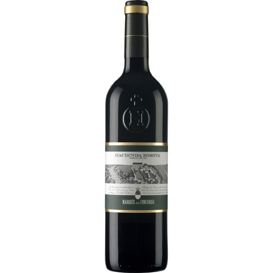 Vino tinto tempranillo Hacienda Zorita - 75cl