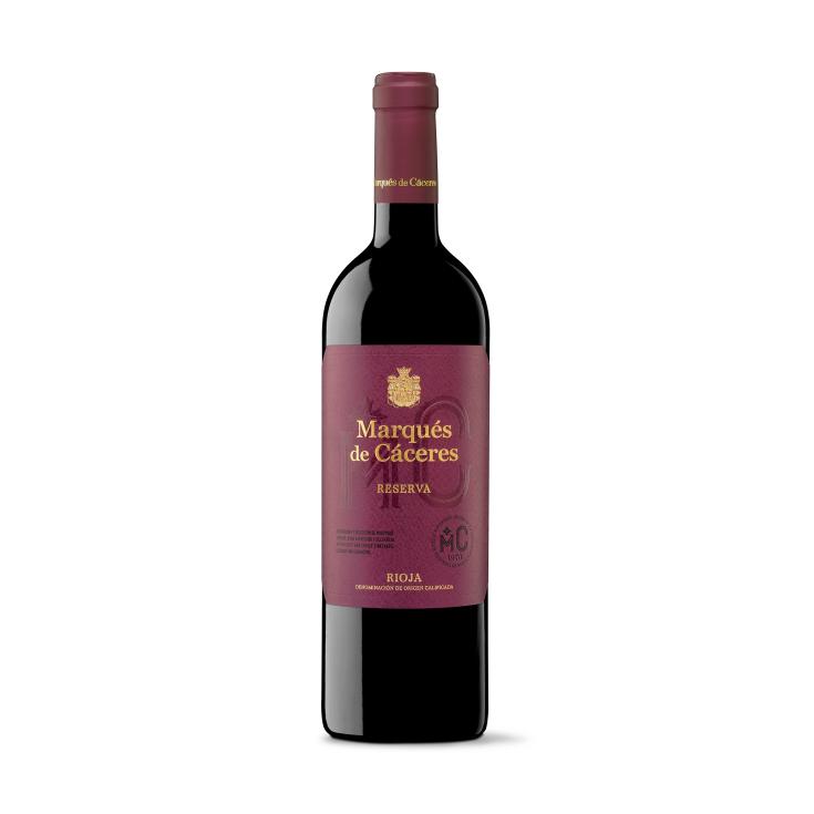 Vino tinto reserva D.O. Rioja Marqués de Cáceres - 75cl