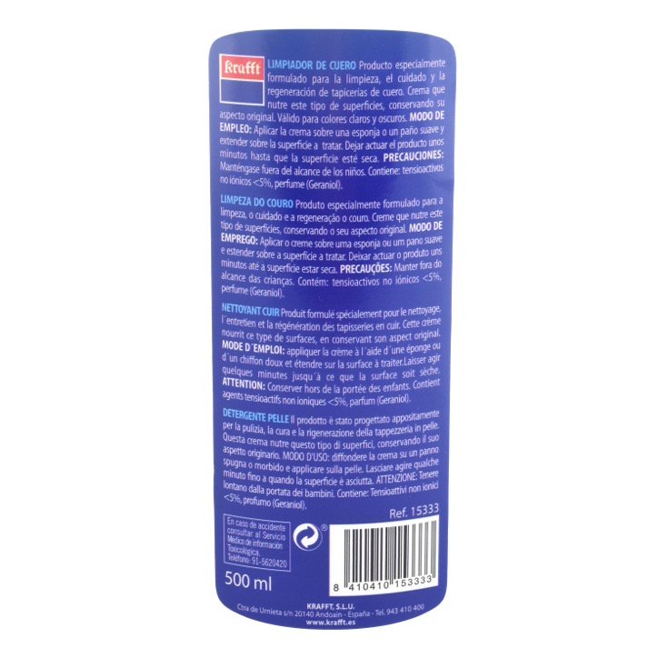 Limpia tapicería cuero 500ml