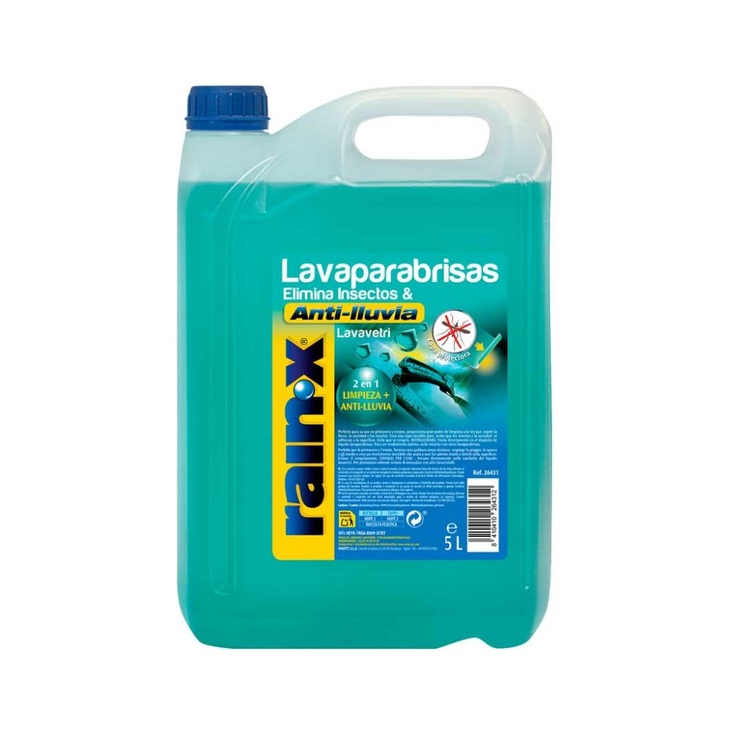LAVAPARABRISAS. ELIMINADOR DE INSECTOS Y ANTI LLUVIA RAIN-X 
