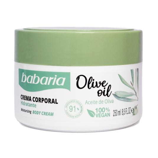 Crema corporal hidratante Olive Oil - Babaria - 250ml