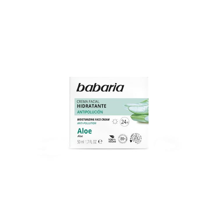 Crema hidratante aloe vera Babaria - 50ml