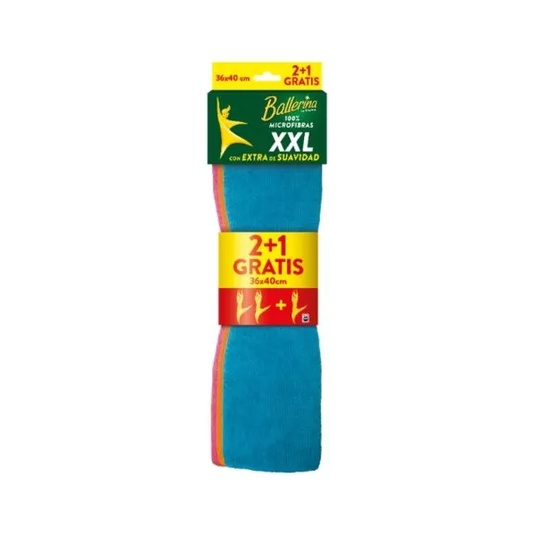 Bayeta Microfibra XXL (2+1 Ud)