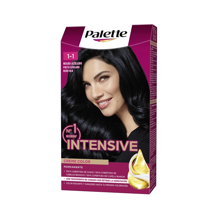 Tinte Intensive Creme Color permanente negro azulado nº 1.1