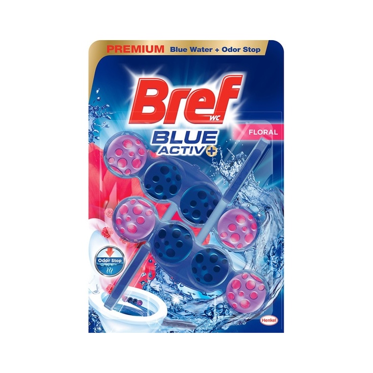 Desinfectante WC colgador Blue Activ+ Floral