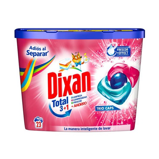 Detergente cápsulas trio adios al separar Dixan - 23 lavados