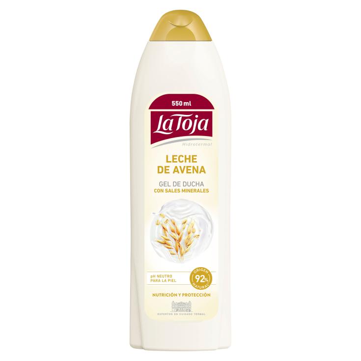 Gel de ducha leche de avena La Toja - 550ml