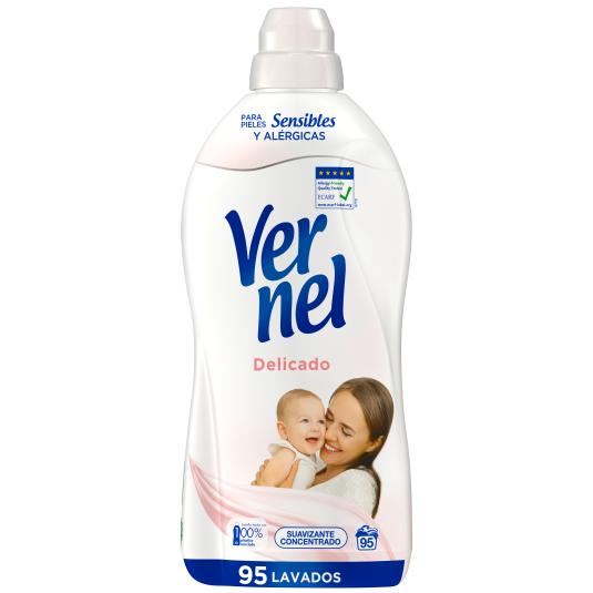 Suavizante delicado Vernel - 95 lavados