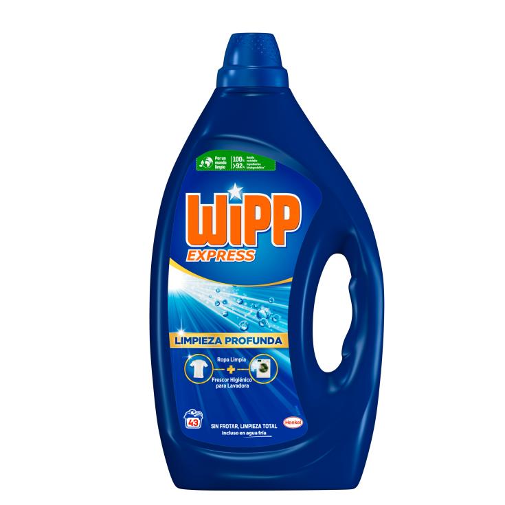 Detergente líquido azul - Wipp Express - 43 lavados