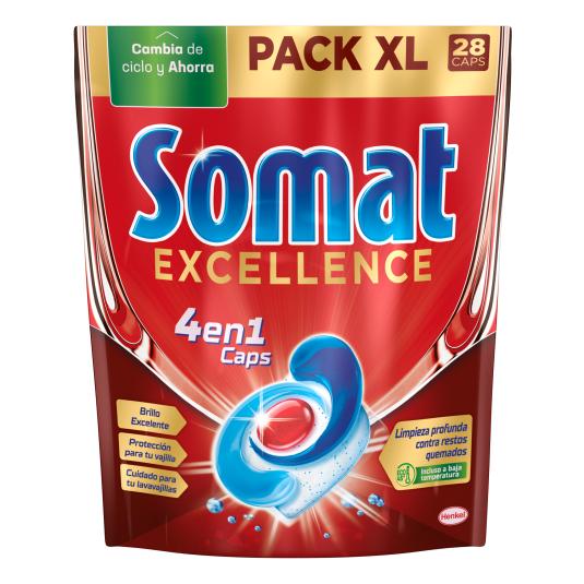 Lavavajillas Excellence 4 en 1 - 28 uds
