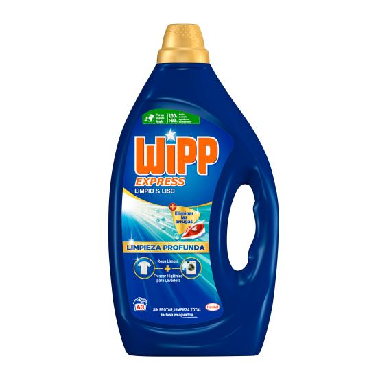 Detergente líquido limpio & liso - Wipp Express - 43 lavados