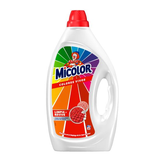 Detergente líquido colores vivos - Micolor - 35 lavados